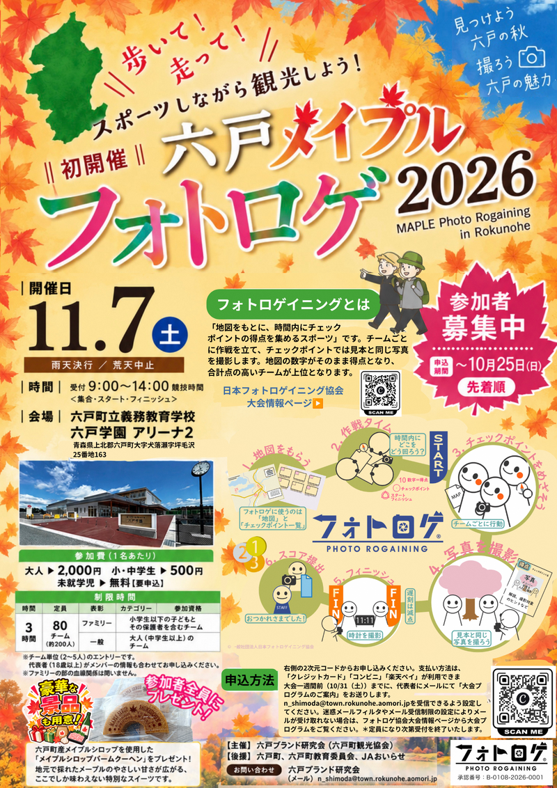六戸メイプルフォトロゲ2026